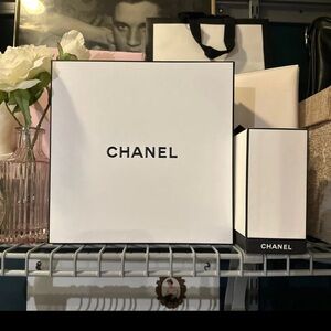 Chanel boxes w/ fragrance samples